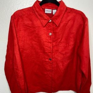 Red Chicos Button Up Blouse